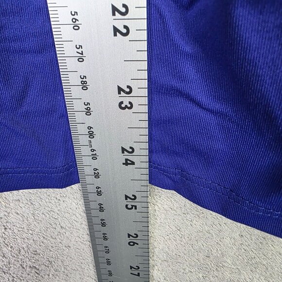 Womens Chico's Saphire Blue Tank Top Sleeveless Nylon Spandex Blend Size 3 - Picture 7 of 8